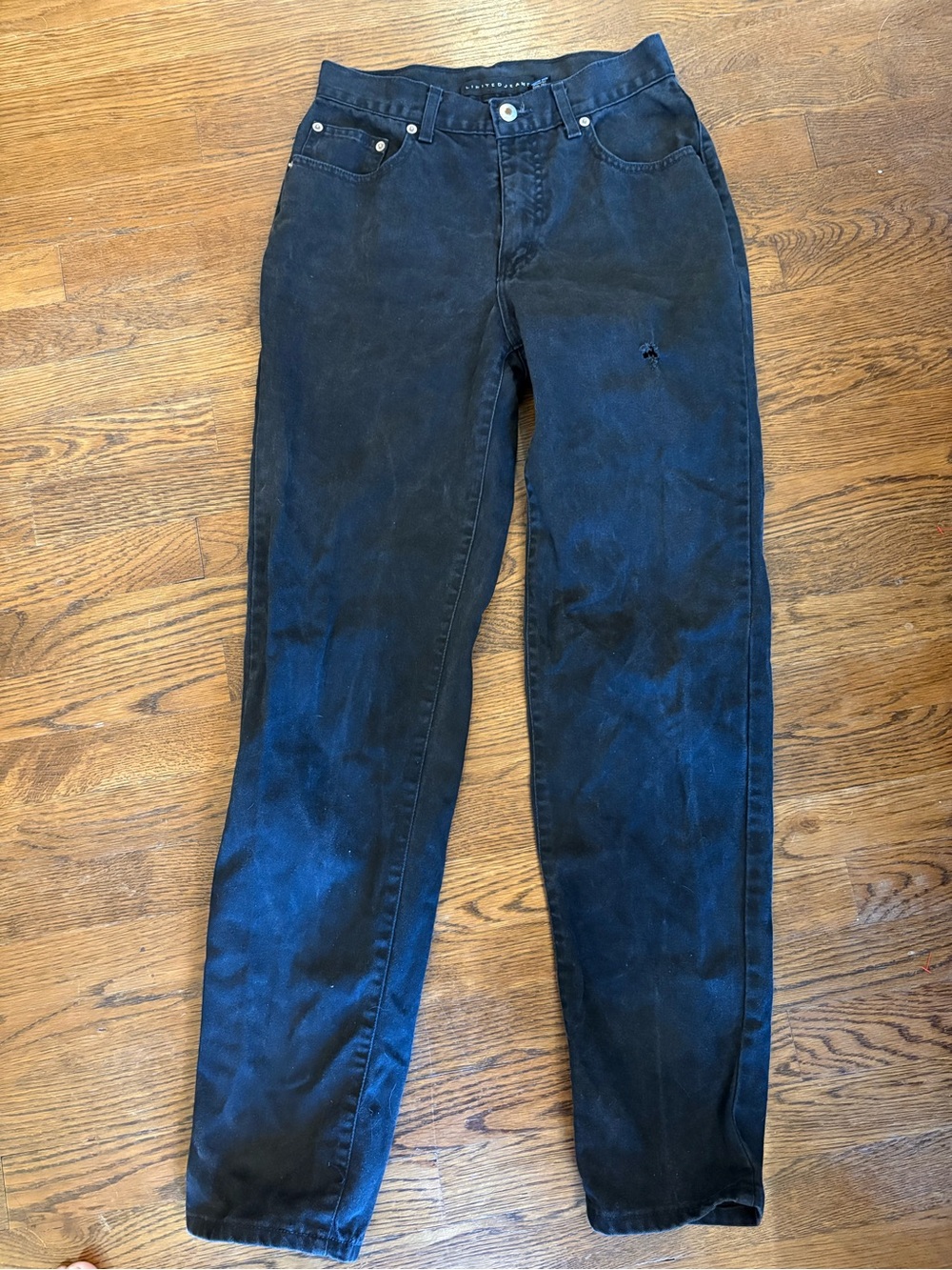 Vintage the Limited Black High-Rise Straight Jeans